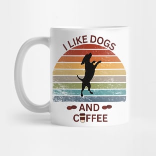 I Like Dogs and Coffee Mug